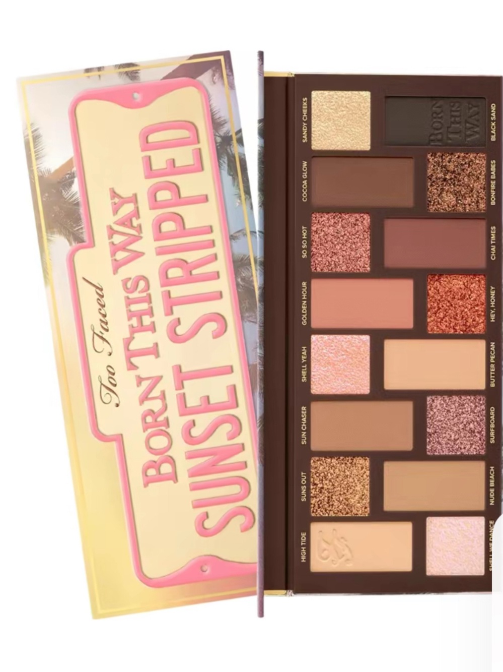 Too Faced Sunset Stripped Eyeshadow Palette - Pink Holographic - Picture 2 of 2